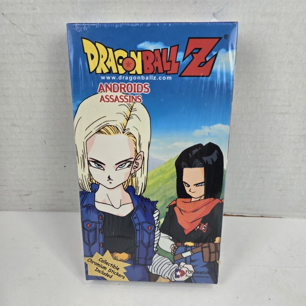 FACTORY SEALED Dragon Ball Z Androids Assassins Vtg 2000 VHS Tape Funimation NOS
